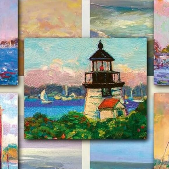 New sealed Ravensburger 1500pcs Puzzle-Coastal Collage | Adult Puzzles - Picture 2 of 12